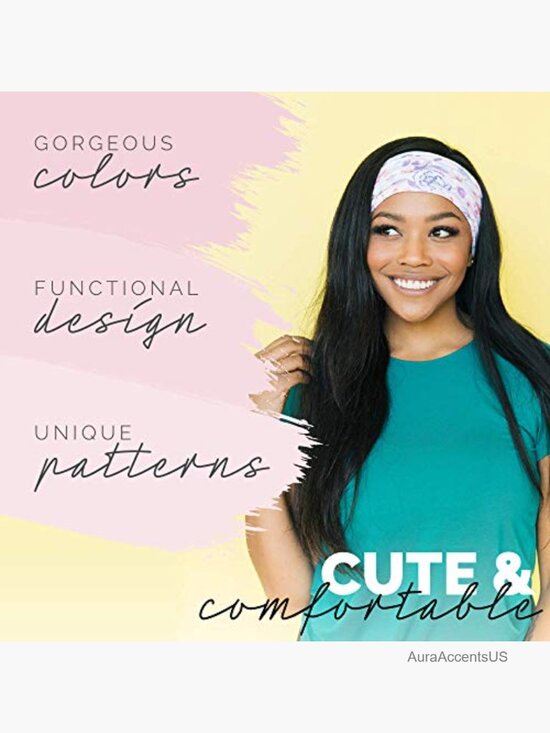 Non-Slip Workout Headbands for Women - Gym Running Yoga